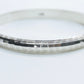 Bangle Hinged Bracelet Sterling Silver. 925 Silver Hammered Textured Bracelet