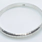 Bangle Hinged Bracelet Sterling Silver. 925 Silver Hammered Textured Bracelet