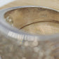 Vintage CZ Cluster Sterling silver Ring. Sz 10.5