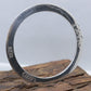 Tiffany and Co. 1837  Sterling Silver bracelet. RARE flat disk circle bangle bracelet. st(59/80)