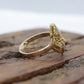 Black Hills Gold Ring. Marquise 10k Multi-Tone Black Hills Gold Statement Ring. st(73/60)
