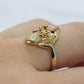 Black Hills Gold Ring. Marquise 10k Multi-Tone Black Hills Gold Statement Ring. st(73/60)