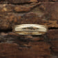 ARTCARVED JR Wood and Sons 14k Gold ART Carved thick wedding band. Embossed X X X Ring Sz 8.25 st(172/50)