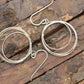 Sterling Silver Drop Wire Dangle Earrings. BOHO Dangle earrings st(3/45)