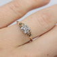 JR Wood and Sons 14k Gold Diamond Ring Sz 6. Jr Wood band. Wood & son diamond rind. Art Deco Square Diamond. st74/75