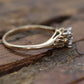 JR Wood and Sons 14k Gold Diamond Ring Sz 6. Jr Wood band. Wood & son diamond rind. Art Deco Square Diamond. st74/75