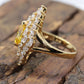 Vintage CZ Sterling silver Ring (11/50)