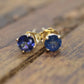 14k Sapphire Stud Earrings. st(23/00)