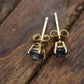 14k Sapphire Stud Earrings. st(23/00)