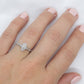 Marquise Diamond Solitaire Halo Ring . 14k White Gold HALO Diamond Petite 0.20ct Engagement Ring st(161/00)