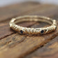 14k Gold BLUE Sapphire Eternity Band. Bezel Set Sapphire Bubble Fun ring. st(86/25)