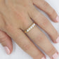 14k Pearl Cluster ring. Straight Pearl Cluster Band. st (69/00)