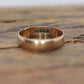 10k ESJ Co. Antique Victorian Band. Sz3.5 4mm wide. Perfect MIDI ring. St(37/36)