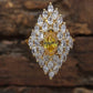 Vintage CZ Sterling silver Ring (11/50)