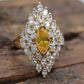 Vintage CZ Sterling silver Ring (11/50)