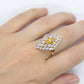 Vintage CZ Sterling silver Ring (11/50)