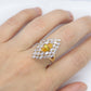 Vintage CZ Sterling silver Ring (11/50)