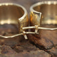 14k Gold Small HOOP Earrings. Hammered Texture Hoop Gloss earrings. st(71/87)