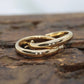 14k Gold HOOP Earrings. 14k Hoop Gloss thin dangle earrings. st(71/78)