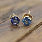14k Sapphire Stud Earrings. st(23/00)