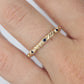 14k Gold BLUE Sapphire Eternity Band. Bezel Set Sapphire Bubble Fun ring. st(86/25)