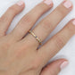 14k Gold BLUE Sapphire Eternity Band. Bezel Set Sapphire Bubble Fun ring. st(86/25)