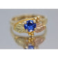Black Hills Gold Ring beautiful Blue SAPPHIRE. 10k Multi-Tone Black Hills Gold