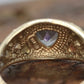 Black Hills Gold Ring. 10k Multi-Tone Mystic Topaz Trillion Black Hills Gold Statement Ring. st120/75