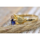 Black Hills Gold Ring beautiful Blue SAPPHIRE. 10k Multi-Tone Black Hills Gold