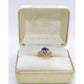 Black Hills Gold Ring beautiful Blue SAPPHIRE. 10k Multi-Tone Black Hills Gold
