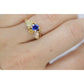 Black Hills Gold Ring beautiful Blue SAPPHIRE. 10k Multi-Tone Black Hills Gold