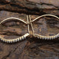 10k Diamond Hoop Earrings. Diamond prong set diamond HOOP Earrings. Est 0.36ctw of diamonds st(115/11)