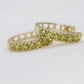 14k Canary Fancy Yellow Diamond Hoop Huggie Earrings. Diamond set Huggies Earrings. Est 0.84ctw of diamonds st126/50