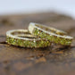 14k Canary Fancy Yellow Diamond Hoop Huggie Earrings. Diamond set Huggies Earrings. Est 0.84ctw of diamonds st126/50