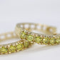 14k Canary Fancy Yellow Diamond Hoop Huggie Earrings. Diamond set Huggies Earrings. Est 0.84ctw of diamonds st126/50