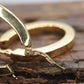 18k Gold Puffed Hollow Box HOOP Earrings. Square Cube HOOP earrings. st92/11