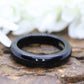 Carved Onyx  Ring. Solid Onyx band sz 10.75 st(13/41)