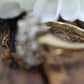 Vintage 14k Yellow Gold Ring. Round Diamond Cluster Ring. Waterfall diamond. 0.40ctw Engagement Ring. sz 3.5 st161/11