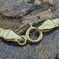 14k Bismark Chain Mesh Bracelet. Textured Chain Mesh link Yellow gold Italian Bracelet. (st 86/25)