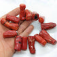 Coral Bracelet. Natural RED Branch Bamboo Coral bracelet. Stretch Bracelet. Chunky Bulky Coral Bracelet. St(67/11)