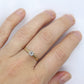 Diamond Daisy Elevated on Ring. 14K Diamond Daisy. Vintage Diamond Flower Setting ring. st(80/50)