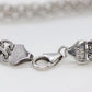 14k MILOR Double LINK Chain Bracelet. 14k S Specialty Link Bracelet ITALY. st(207)