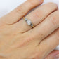 Art Deco Diamond Solitaire Ring. 14k Gold European Cut diamond  engagement Ring. KEEPSAKE engagement ring. st(97/75)