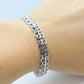 14k MILOR Double LINK Chain Bracelet. 14k S Specialty Link Bracelet ITALY. st(207)