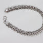 14k MILOR Double LINK Chain Bracelet. 14k S Specialty Link Bracelet ITALY. st(207)