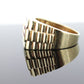 10k Ruby Diamond ring. 10k Yellow Gold RLX Rolex style Mens signet channel ruby ring. st(133)