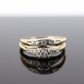 Art Deco Engagement Wedding Diamond Ring Set. Antique FIDELITY Wedding Ring Set. 14k Multi-Tone with a  Diamond.  st(106/37)