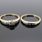 Art Deco Engagement Wedding Diamond Ring Set. Antique FIDELITY Wedding Ring Set. 14k Multi-Tone with a  Diamond.  st(106/37)