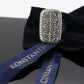 KONSTANTINO RING. Heavy sterling Silver Signet Ring Konstantino Collection (st269)