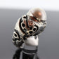 Dian Malouf RING. Mabe Pearl Heavy sterling Silver Signet Ring DLM Collection (st119)